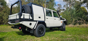 1000mm Tray Mounted Canopy to suit Trig Point Tray for Toyota Landcruiser 79 Series