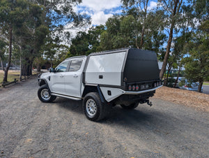 1550mm Tray Mounted Canopy to suit Trig Point Tray for Ranger/Hilux/Dmax/BT50/Amarok