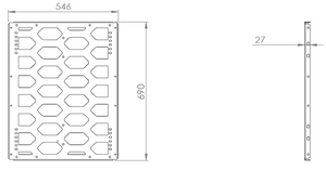 Canopy Internal Divider Panel - Rectangle