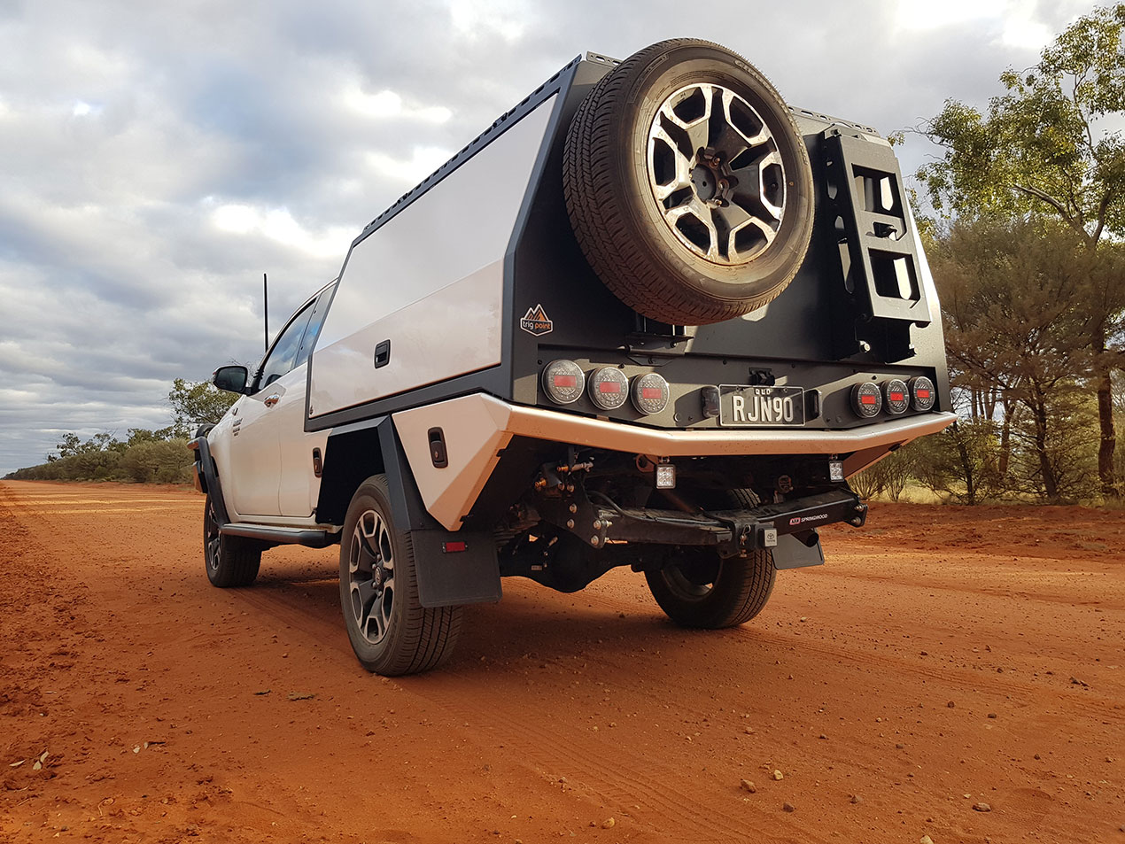 chassis mount canopy for Hilux