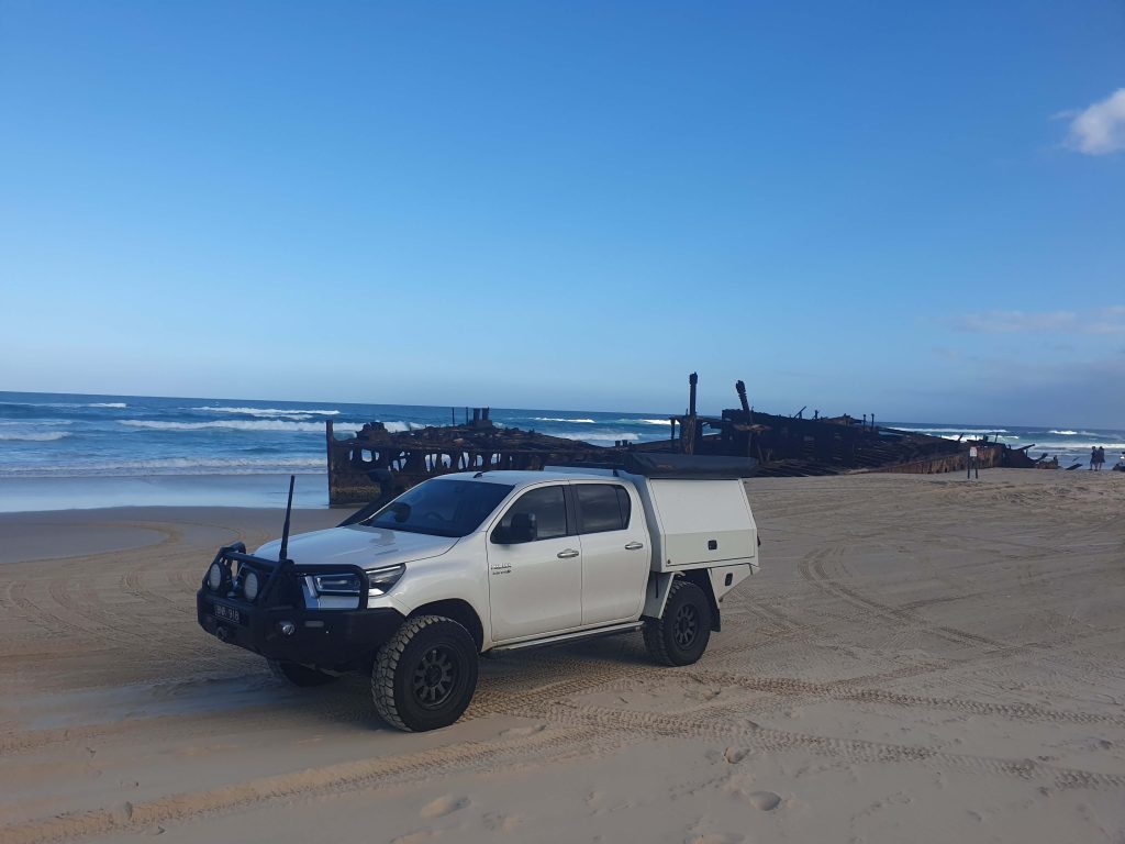 Shannon’s HiLux N80 touring build with Trig Point canopy