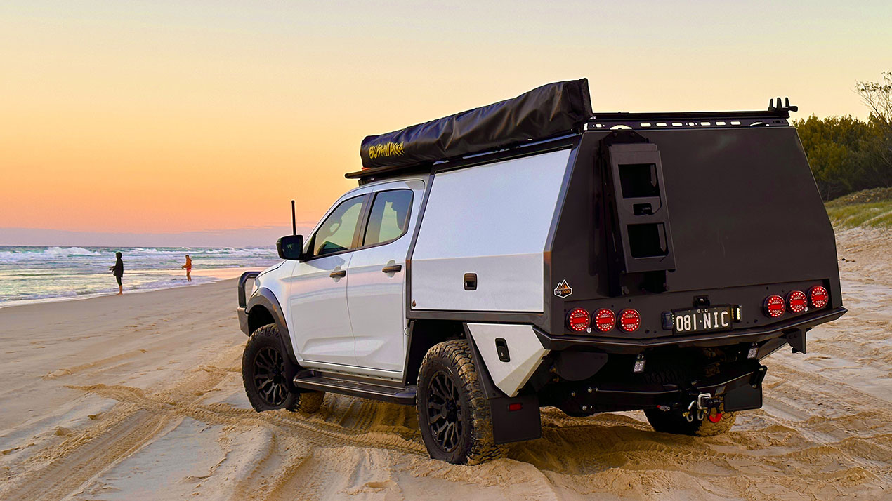 isuzu dmax chassis mount canopy
