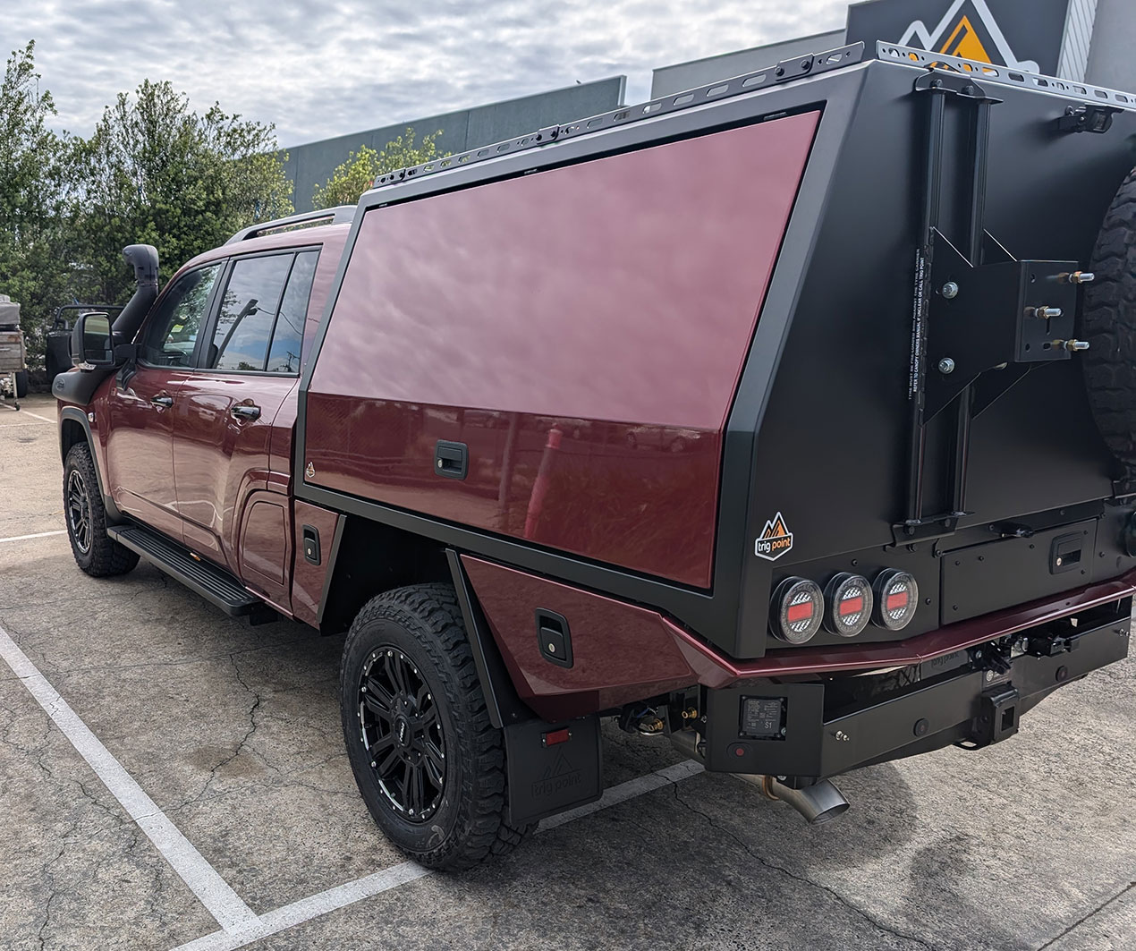 chassis mount canopy for Landcruiser 300 series